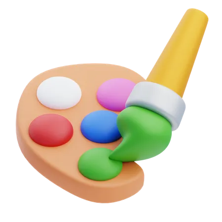 Paleta de cores  3D Icon