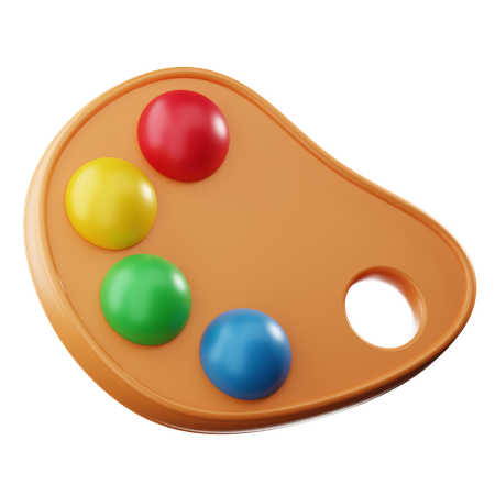 Paleta de cores  3D Icon