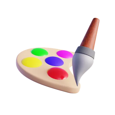 Paleta de cores  3D Icon