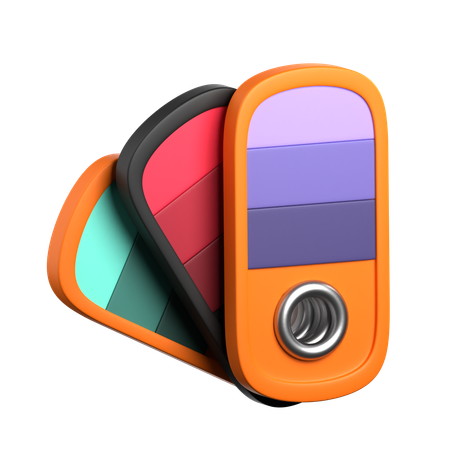 Paleta de cores  3D Icon