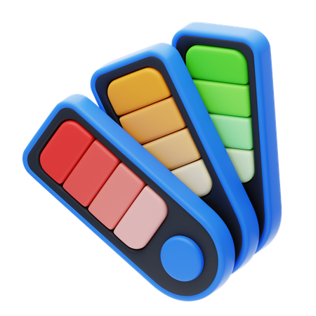 Paleta de cores  3D Icon