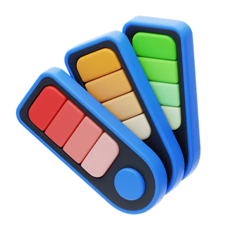 Paleta de cores  3D Icon