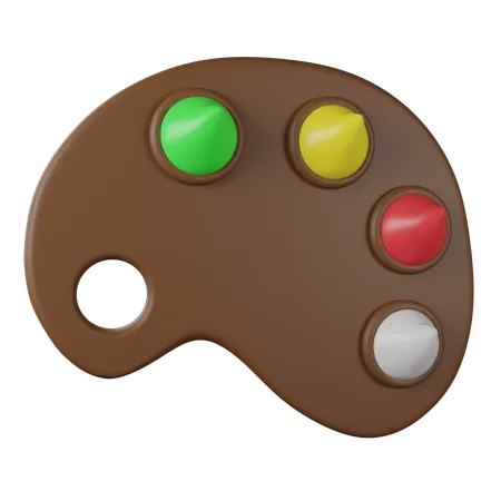 Paleta de cores  3D Icon