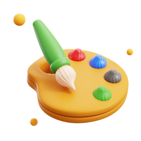 Paleta de cores  3D Icon