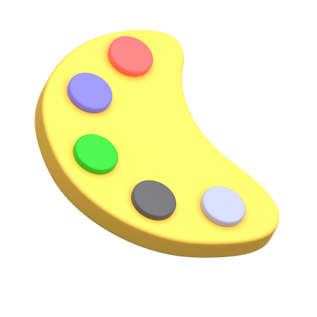 Paleta de cores  3D Icon