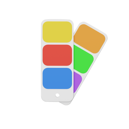 Paleta de cores  3D Icon