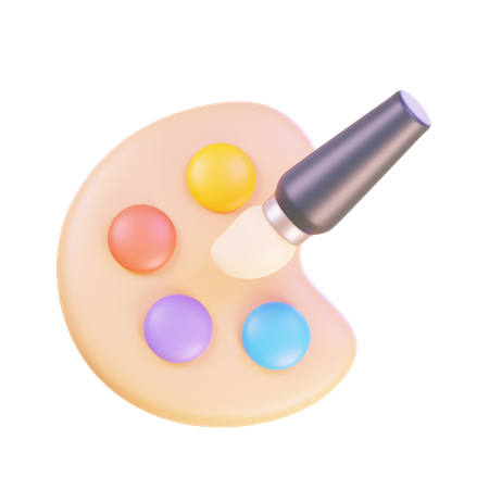 Paleta de cores  3D Icon