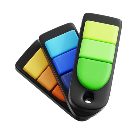 Paleta de cores  3D Icon