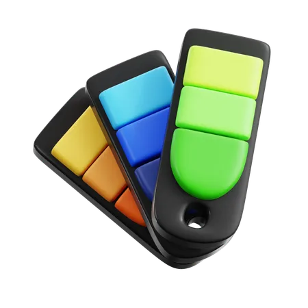 Paleta de cores  3D Icon