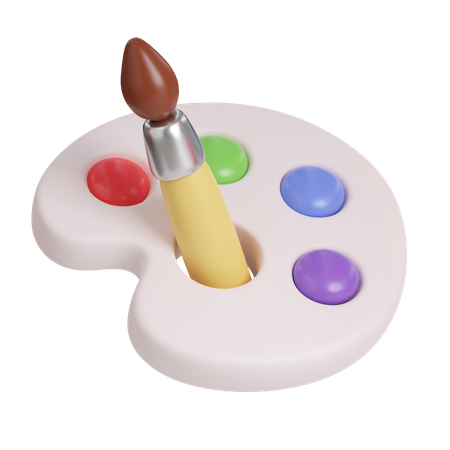 Paleta de cores  3D Icon