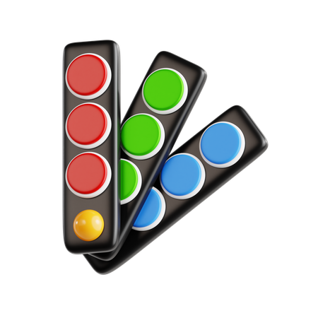 Paleta de cores  3D Icon