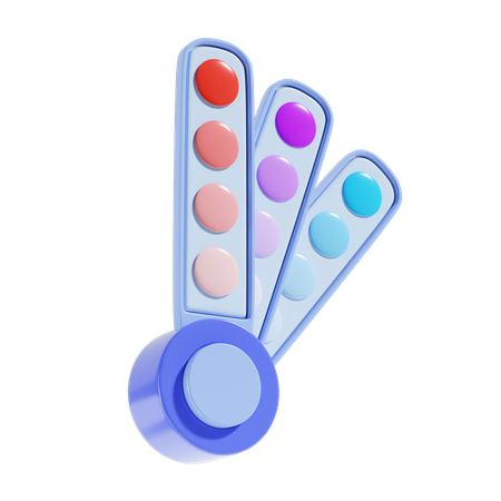 Paleta de cores  3D Icon