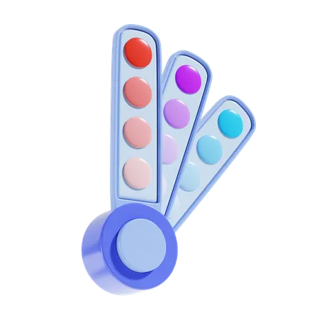 Paleta de cores  3D Icon