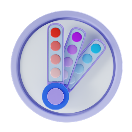 Paleta de cores  3D Icon