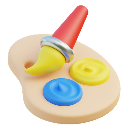 Paleta de cores  3D Icon