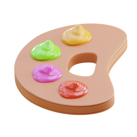 Paleta de cores  3D Icon