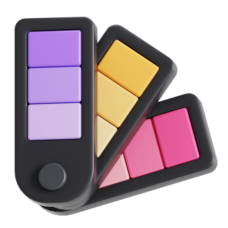 Cor da paleta  3D Icon