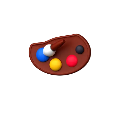 Paleta de cores  3D Icon