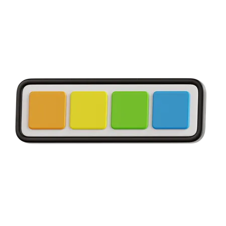 Paleta de cores  3D Icon