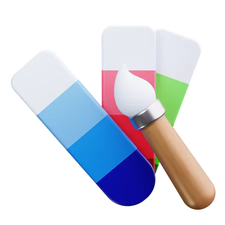 Paleta de cores  3D Icon