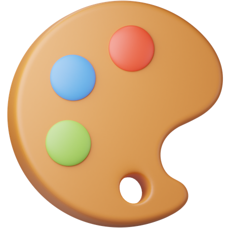 Paleta de cores  3D Icon