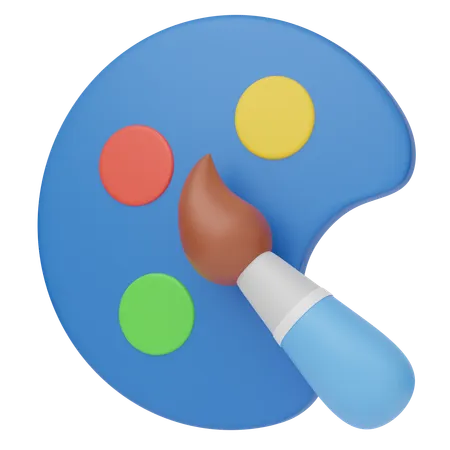 Paleta de cores  3D Icon