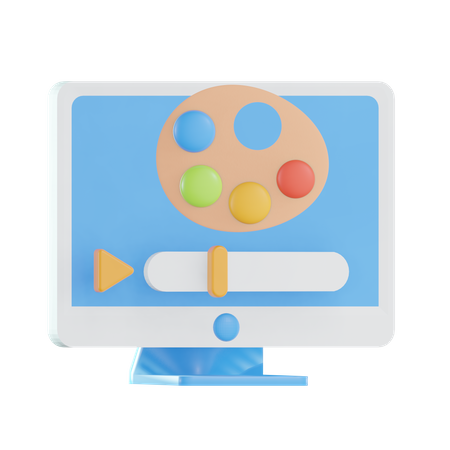 Paleta de cores  3D Icon