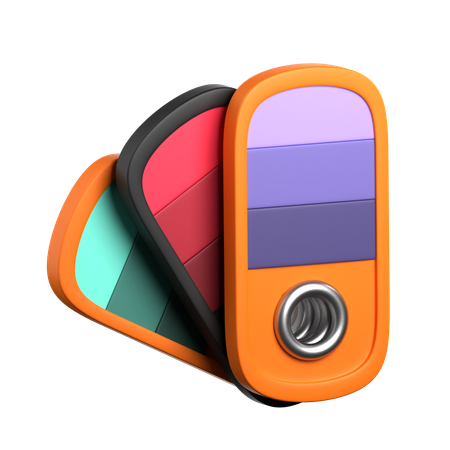 Paleta de cores  3D Icon
