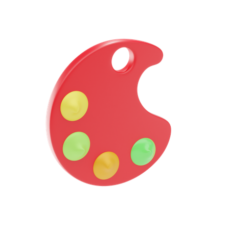 Paleta de cores  3D Icon