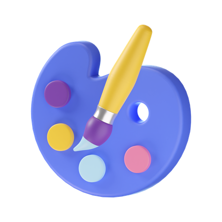 Paleta de cores  3D Icon