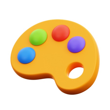 Paleta de cores  3D Icon