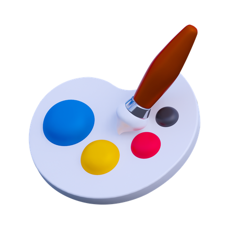 Paleta de cores  3D Icon