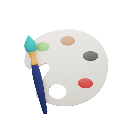 Cor da paleta  3D Icon