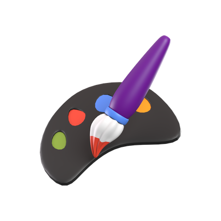 Paleta de cores  3D Icon