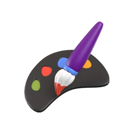 Paleta de cores  3D Icon