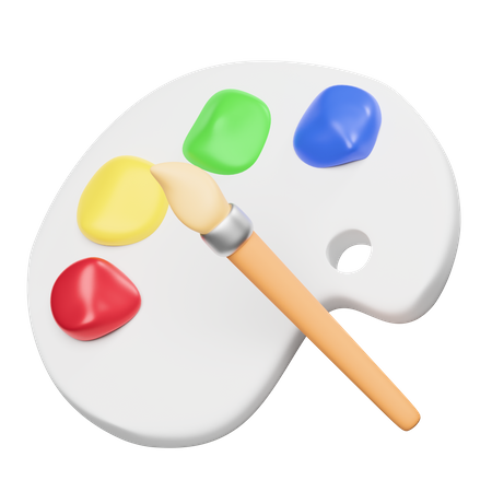 Paleta de cores  3D Icon