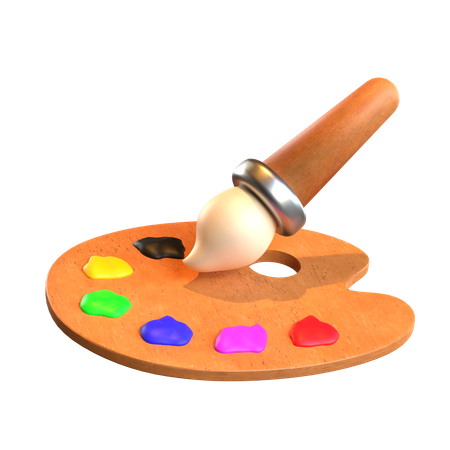 Paleta de cores  3D Icon