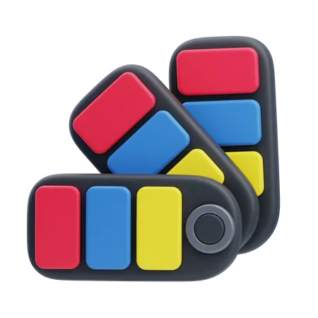 Paleta de cores  3D Icon