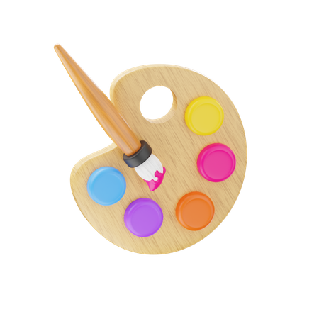 Paleta de cores  3D Icon