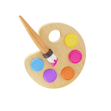 Paleta de cores  3D Icon