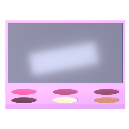 Paleta de maquillaje  3D Illustration