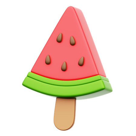 Polo de sandia  3D Icon