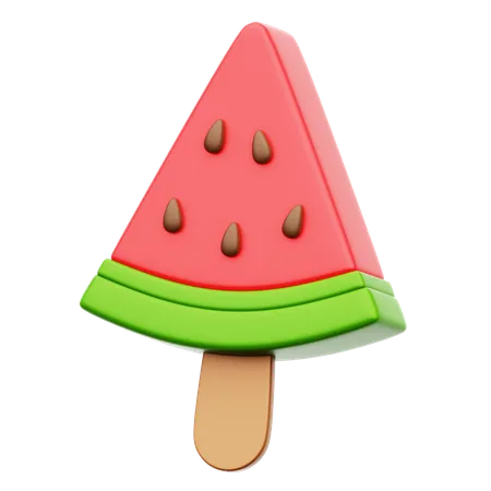 Polo de sandia  3D Icon