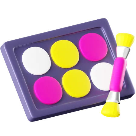 Paleta de sombras  3D Icon