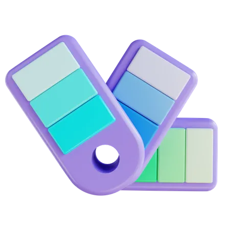 Paletas de colores  3D Icon