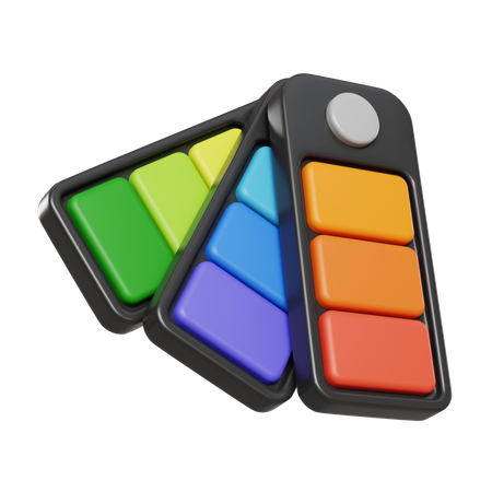 Paletas de colores  3D Icon