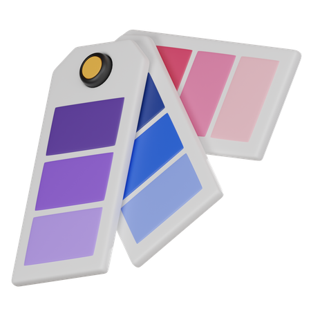 Paletas de cores  3D Icon