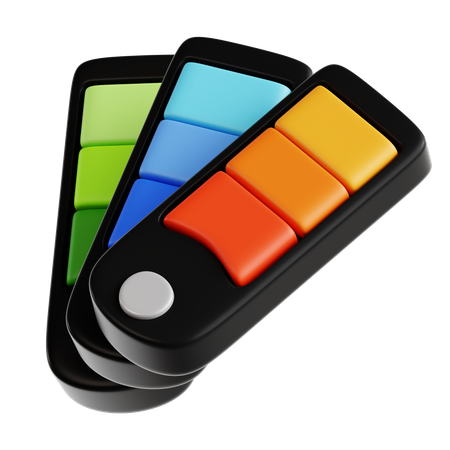 Paletas de cores  3D Icon