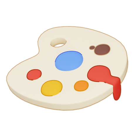 Paletas de cores  3D Icon