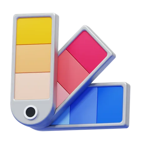 Paletas de cores  3D Icon